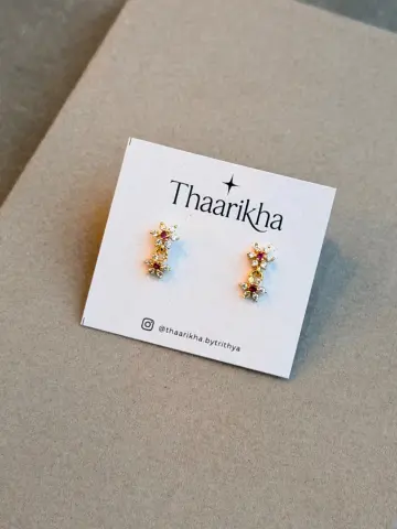 AARADHYA ( white & ruby )