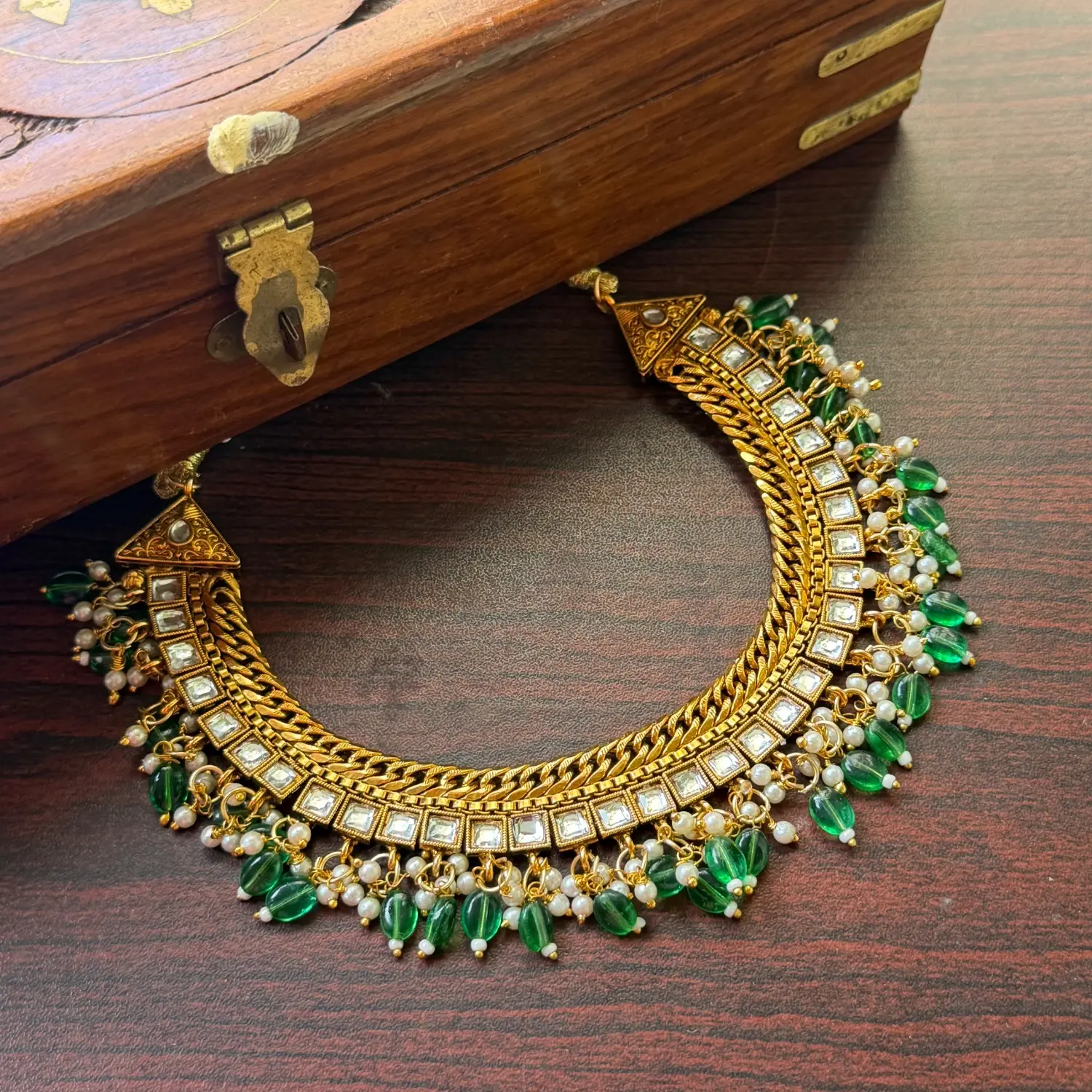 Bhavya Gowda Inspired Jadau Replica Set