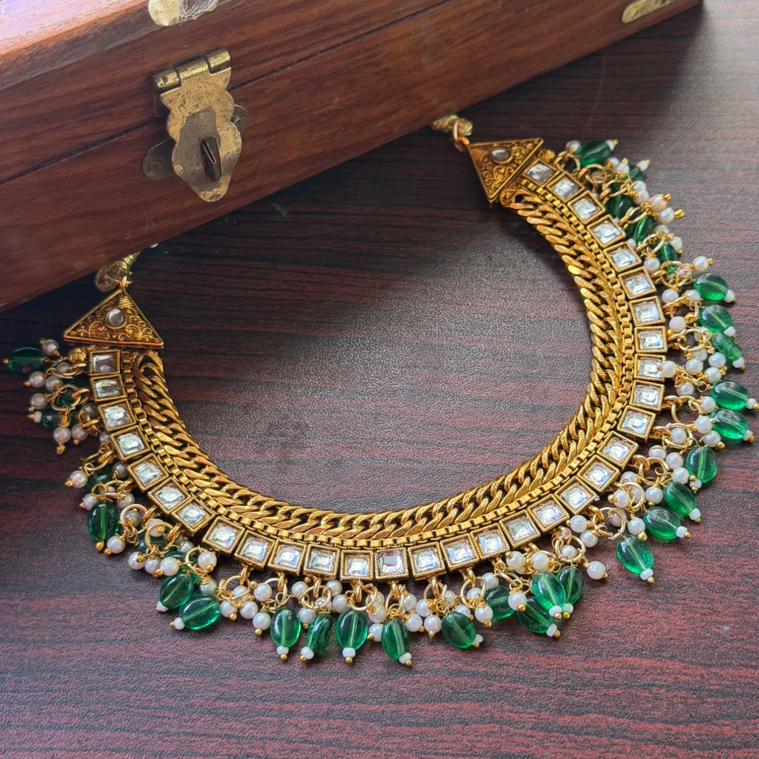 Bhavya Gowda Inspired Jadau Replica Set