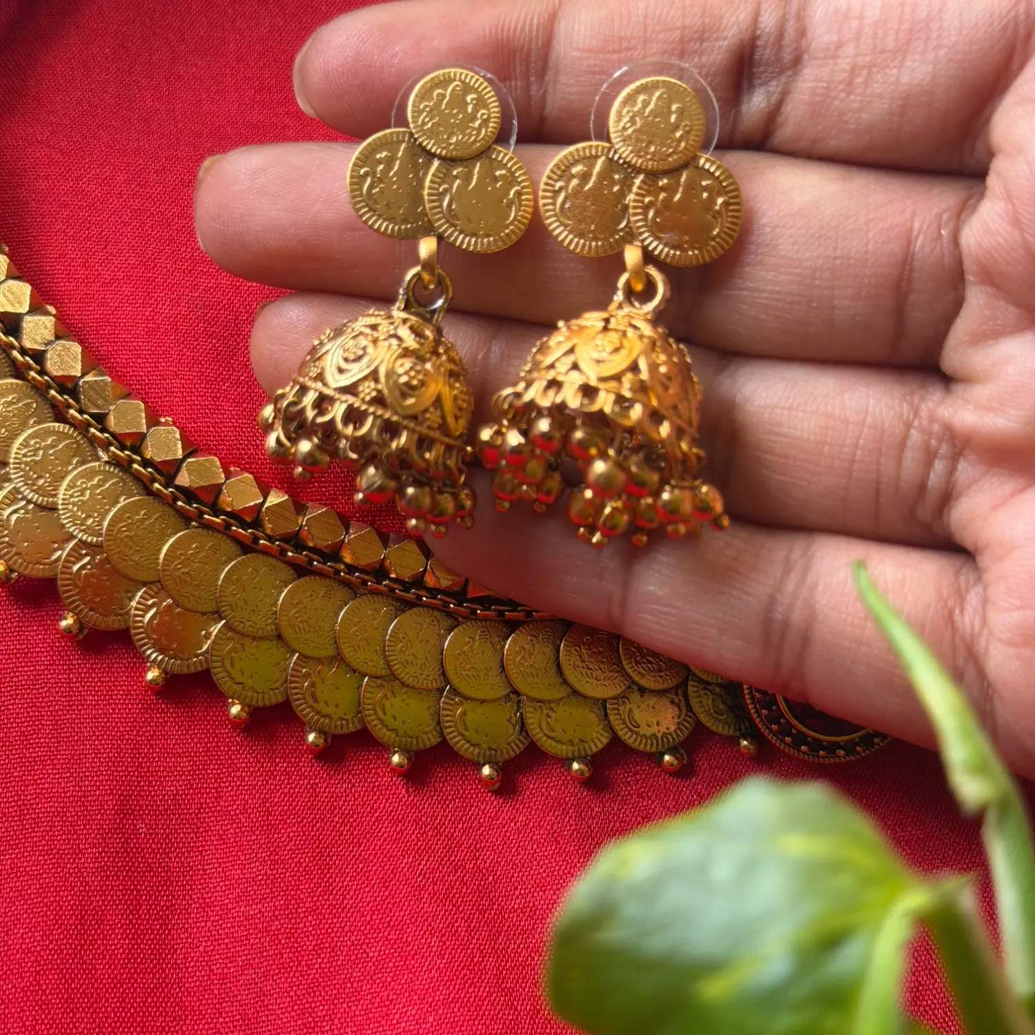Premium Ashtapati Coin Choker Set