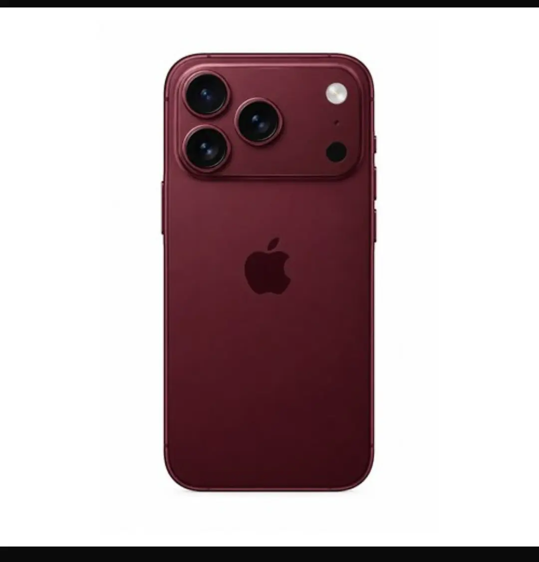Apple iPhone 18 pro ( 256GB ROM) Burgundy