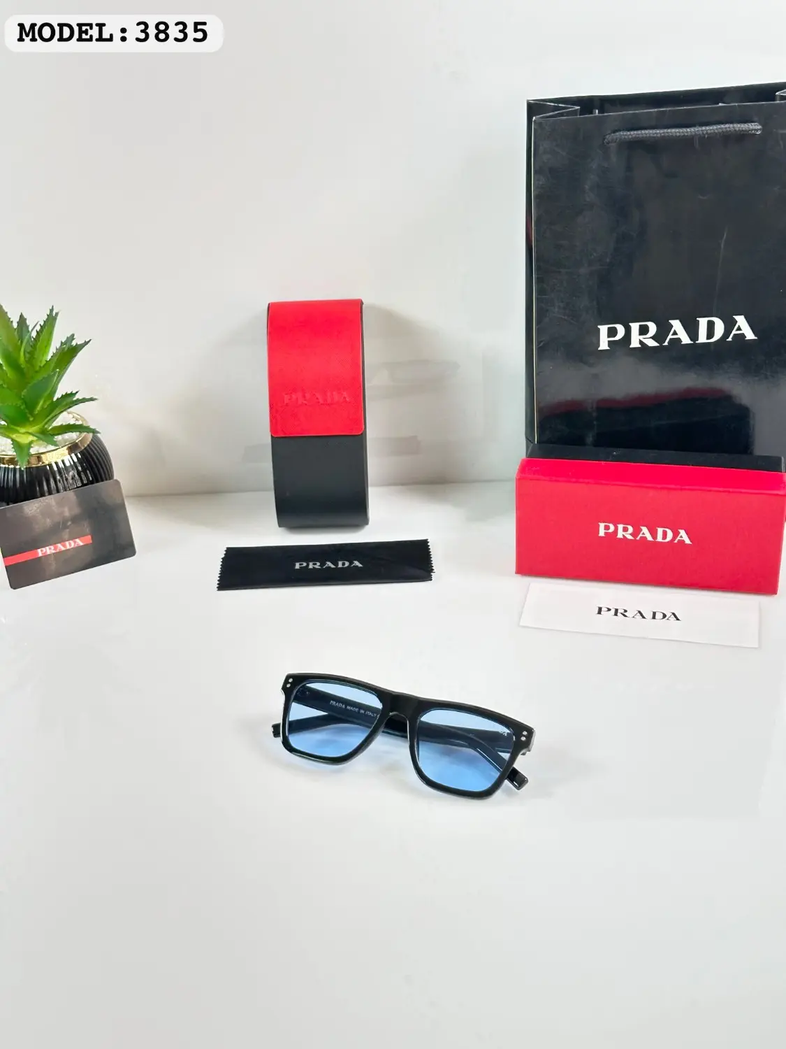 PRADA 3835 BLACK BLUE
