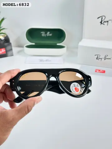 RAYBAN PUFFER 6832 BLACK BROWN