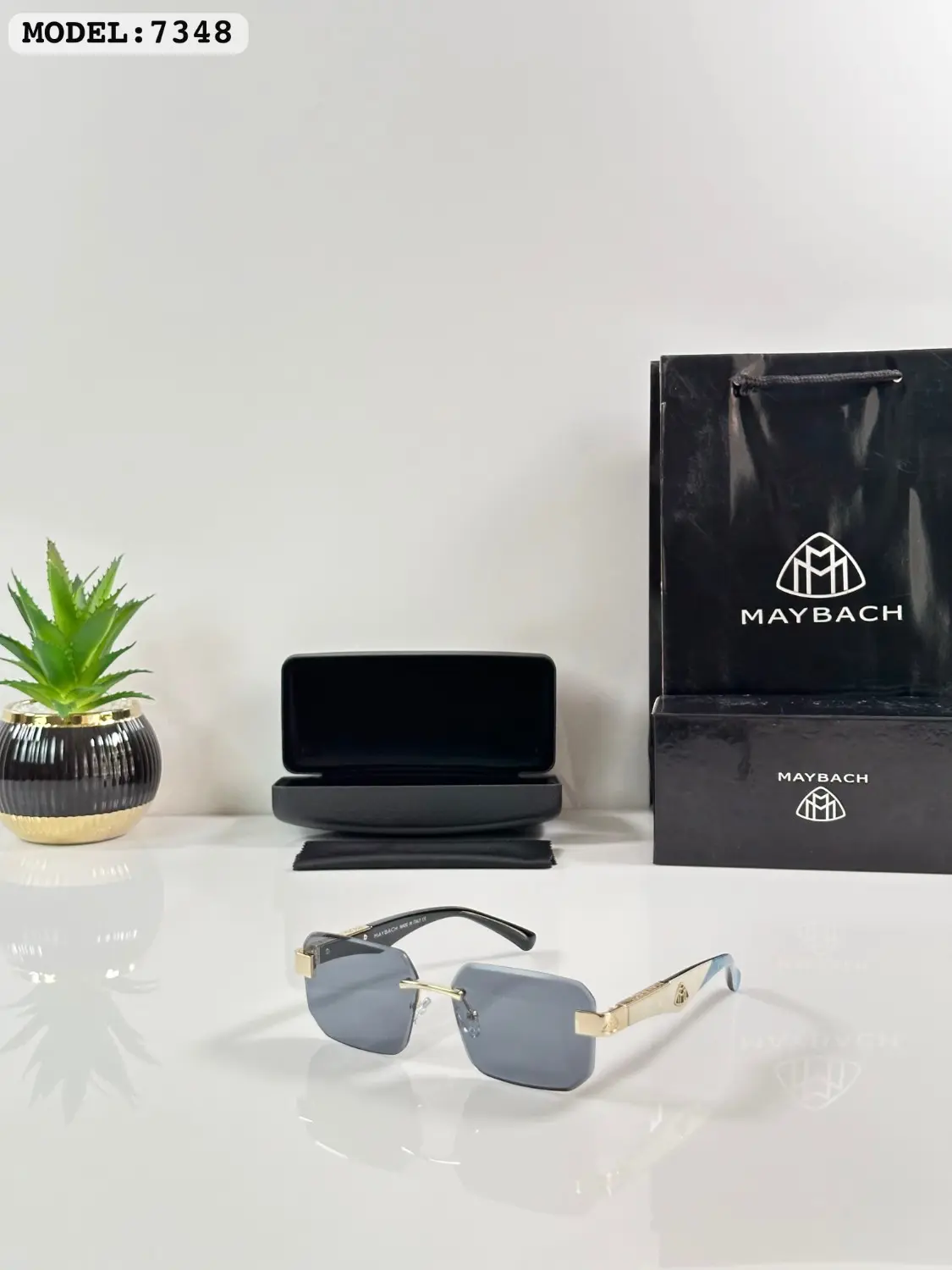 MAYBACH 7348 GOLD BLACK MULTI