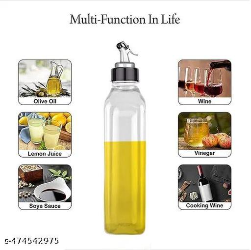 Clear Oil Dispensers – 1 L, Pack of 2