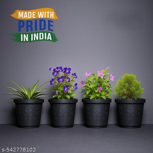 Nursery Flower Pots - 8 Inch Planter 10 pcs, For Home , Indoor , Blacony & Outdoor Gardening