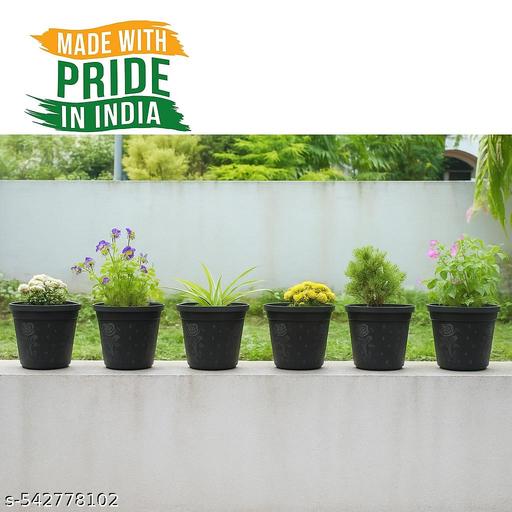 Nursery Flower Pots - 8 Inch Planter 10 pcs, For Home , Indoor , Blacony & Outdoor Gardening