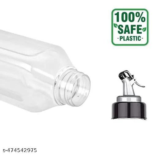 Clear Oil Dispensers – 1 L, Pack of 2