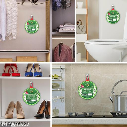 SOULFRESH Air freshener, Air Pocket, Flowers block for Bathroom and Toilet 100gm each - 4 flower
