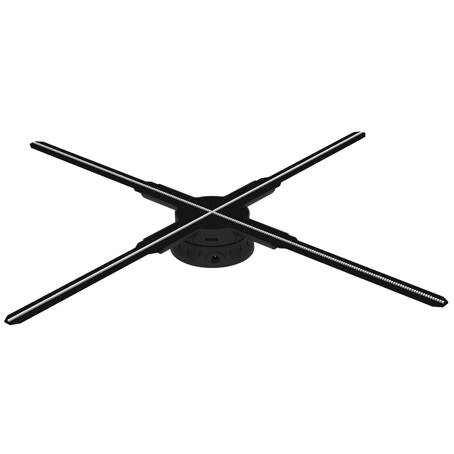 TONZO 65 cm 3D Hologram Fan Display With Spin App Control, Holographic Advertising Display, 4 Blade, 768 LEDs, 2500×768 Resolution, Wi-Fi, BT, 8GB Storage | LED Display Fan for Shop, Mall & Events Visit the TONZO Store