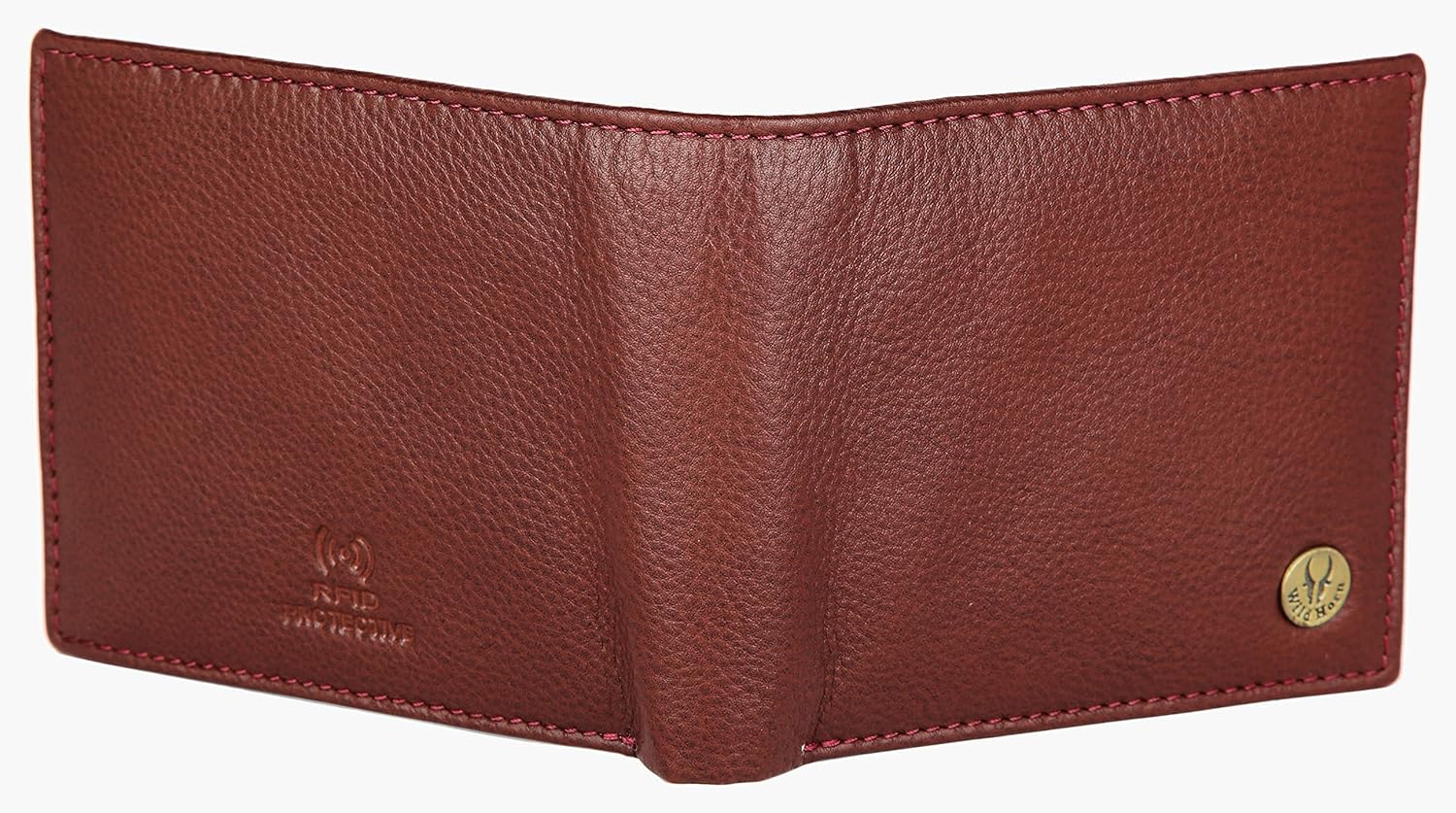 WildHorn Genuine Leather Wallet for Men | Slim Bifold Wallet with RFID Blocking | Multiple Card Slots & Coin Pocket | Premium Leather Mens Wallet