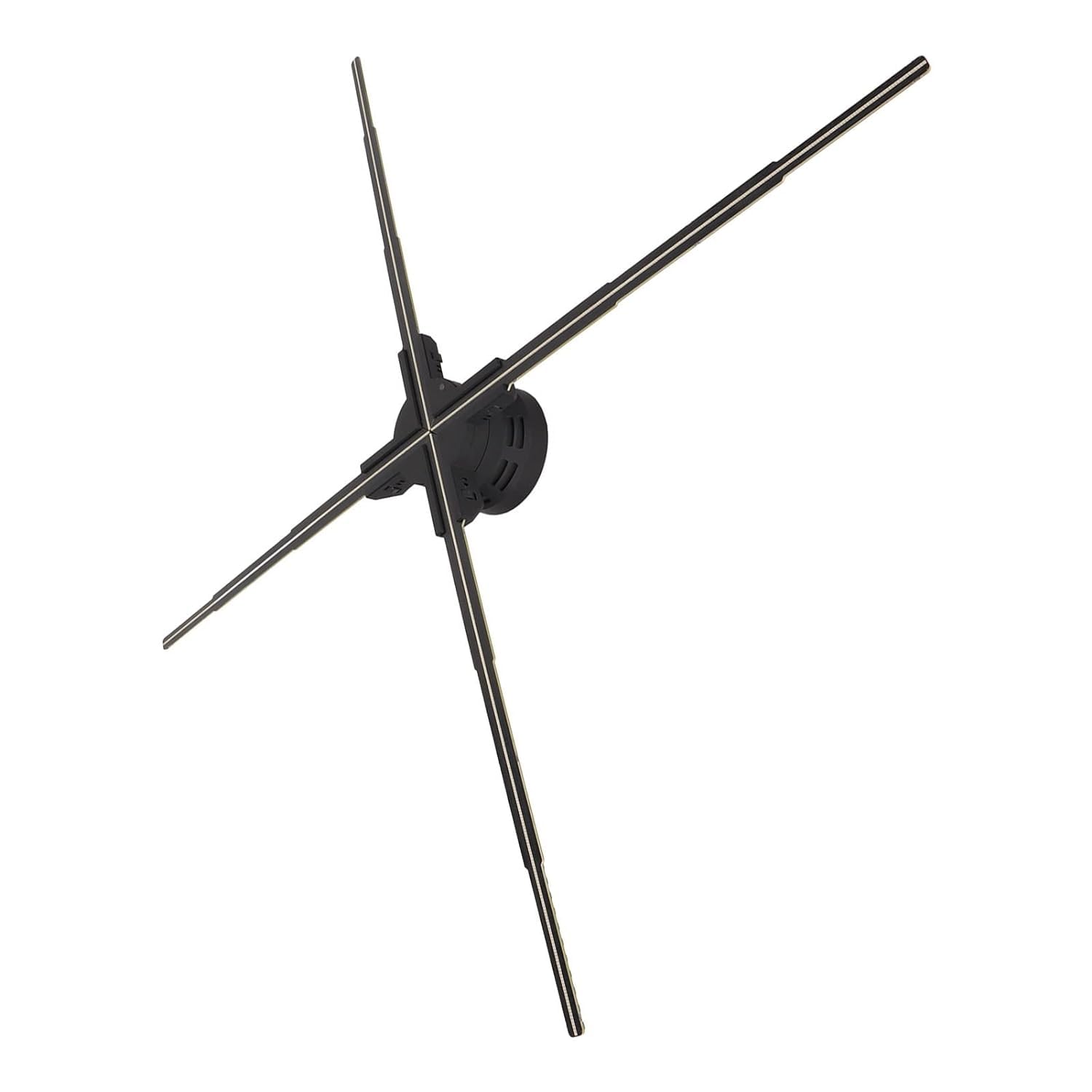 Zuzu Newly Updated Oct 2025 3D Hologram Fan Advertising Display with Wi-Fi Holographic Led Video Projector 4 Blade 52 Cm