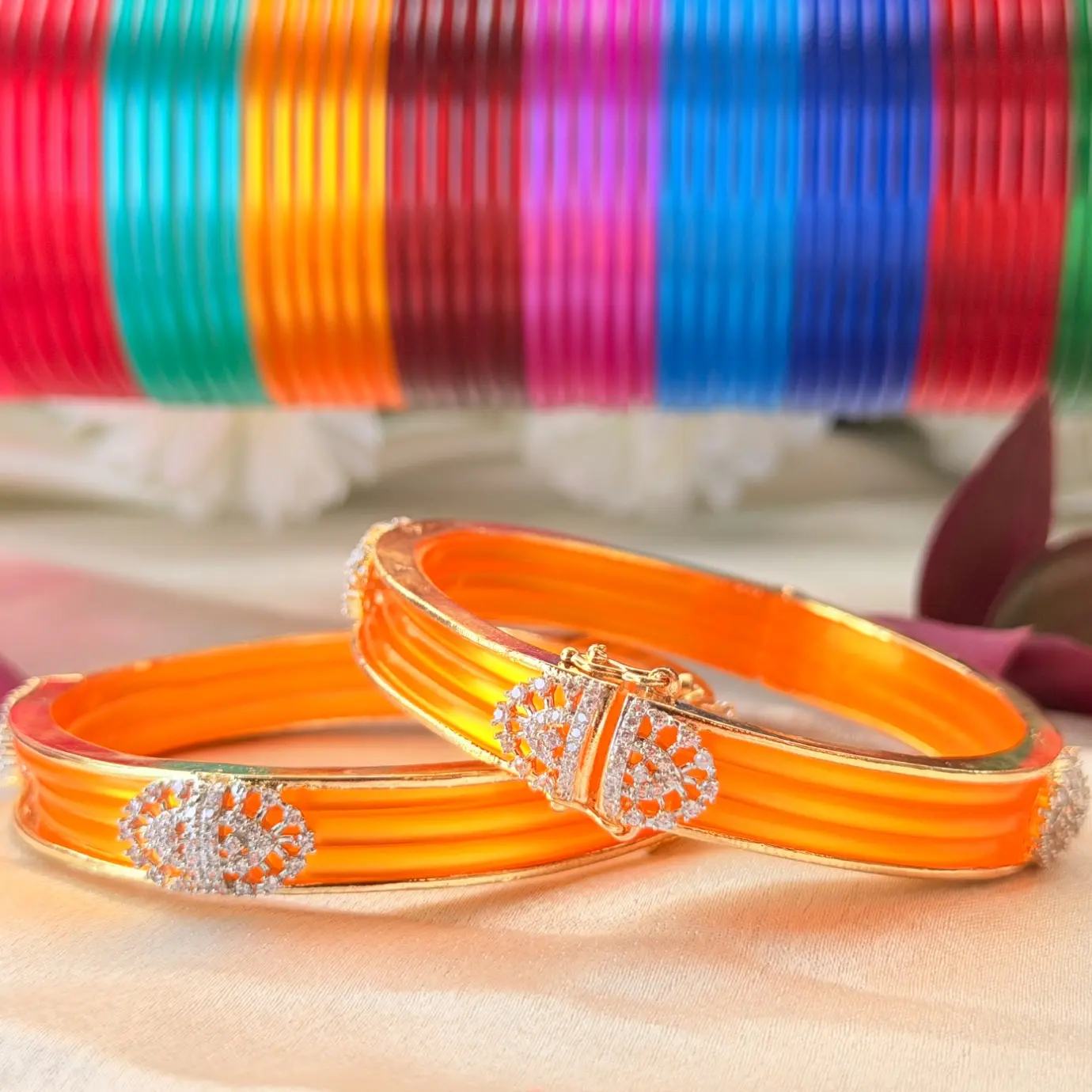 12-in-1 Interchangeable Bangles Diamond design