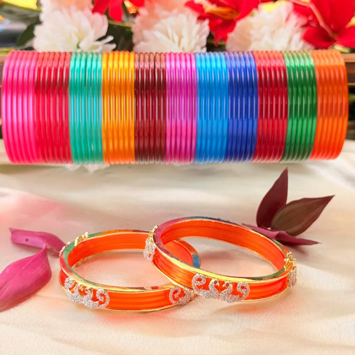 12-in-1 Interchangeable Bangles Swan design
