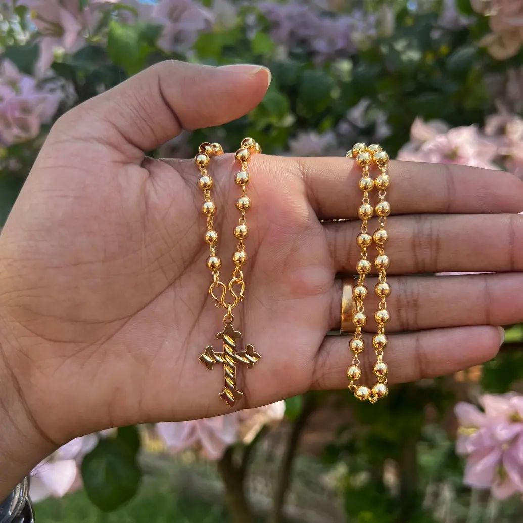 Manimaala with cross pendant GL4
