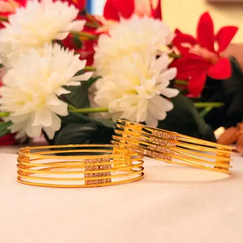 Multi-Strand CZ Bar Bangles